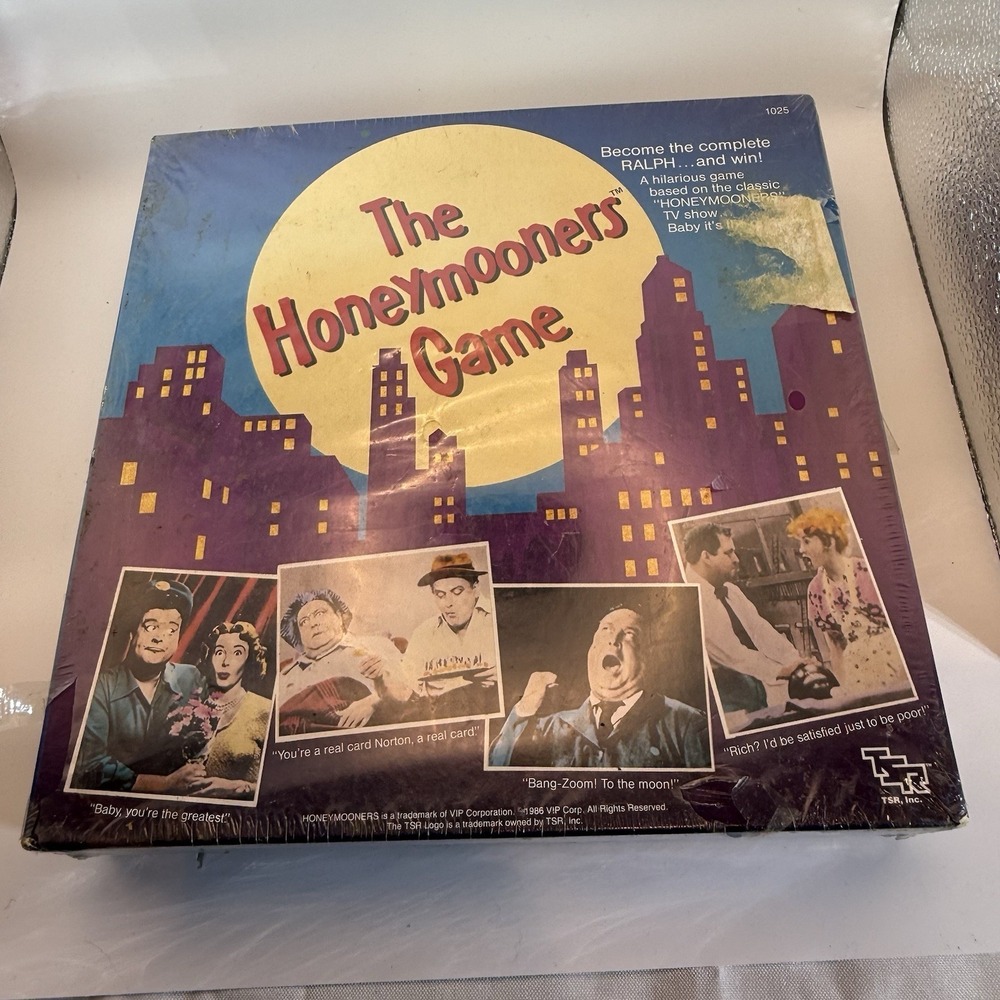 The Honeymooners Game 1986 TSR Vintage Brand New Sealed